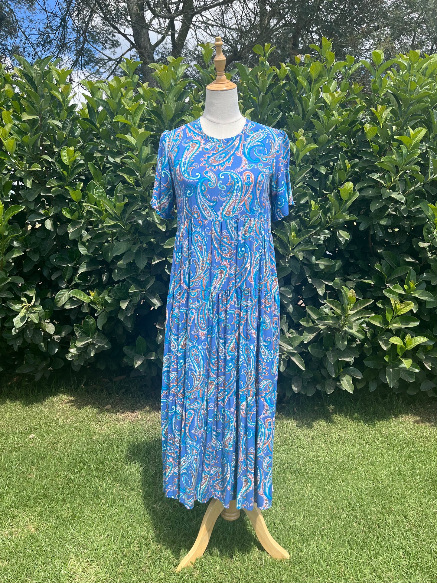 Long Tier Dress | Short Sleeve