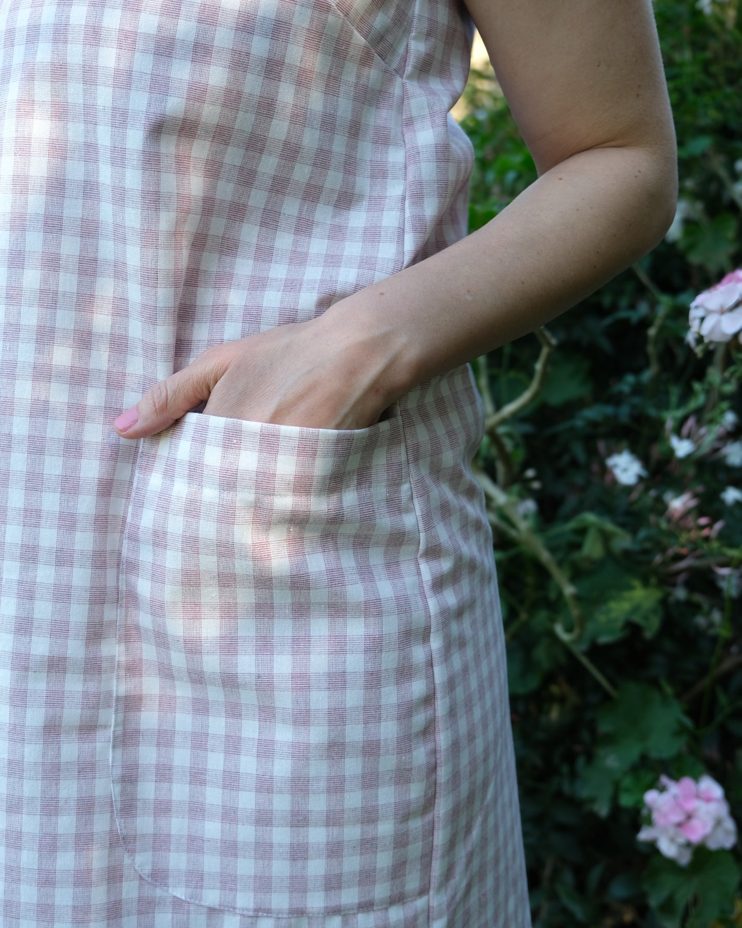 Twiggy Dress | Pink and White Check