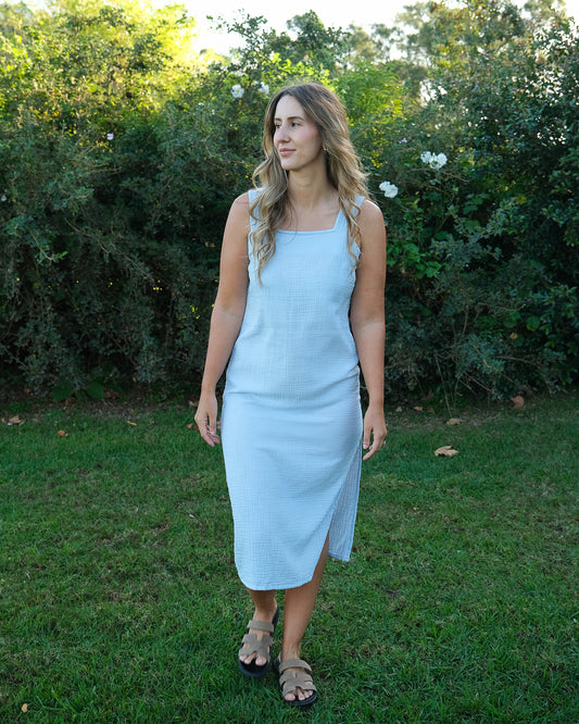 Carla Dress | Light Blue