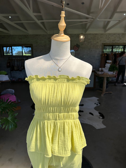 Amelia Top | Chartreuse