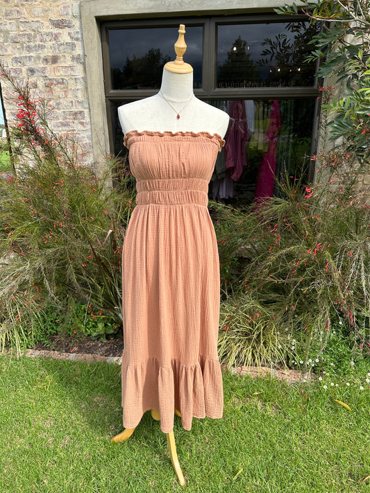 Amelia Dress | Brick