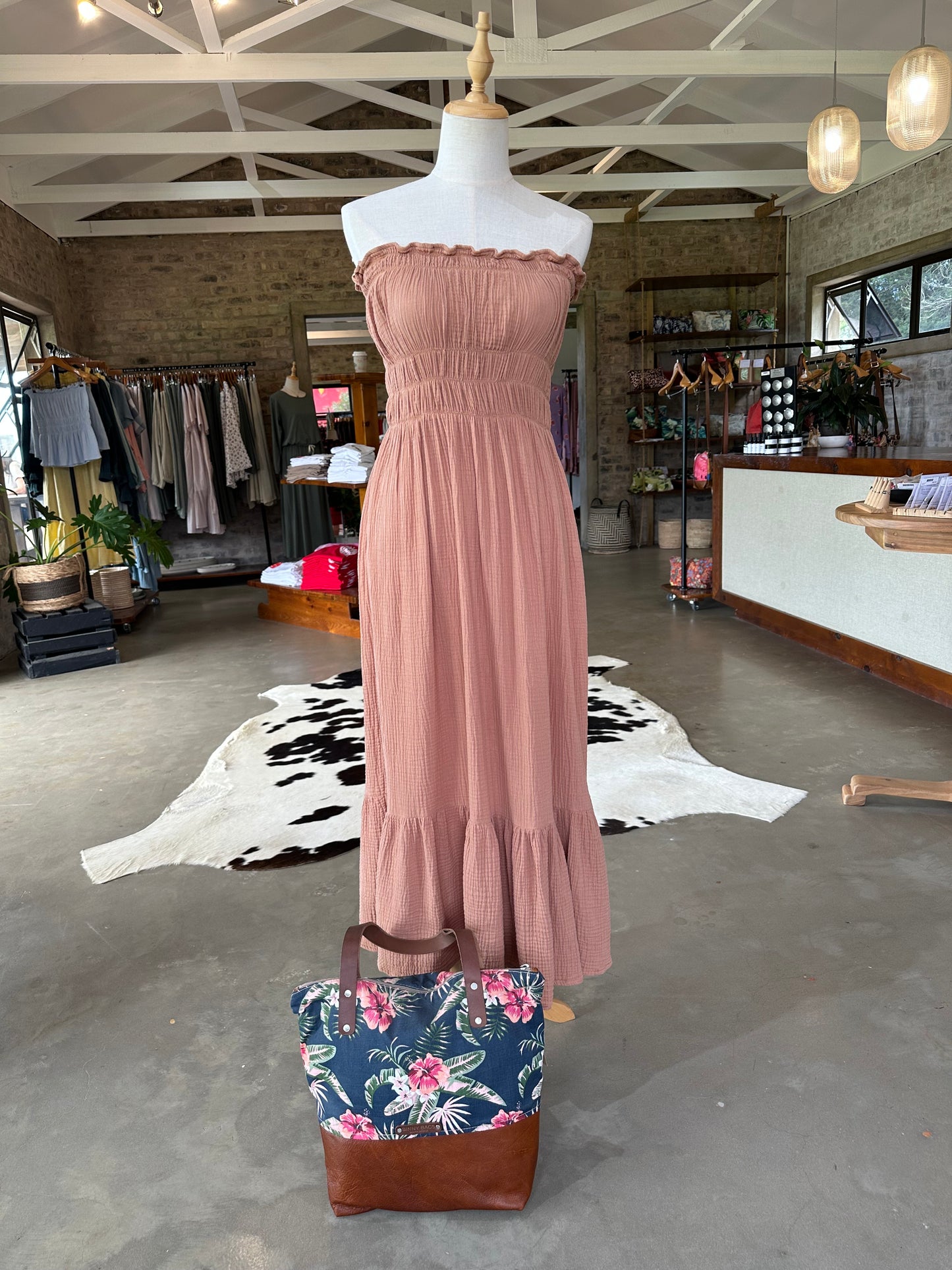 Tote Shoulder Bag | Tropical Floral