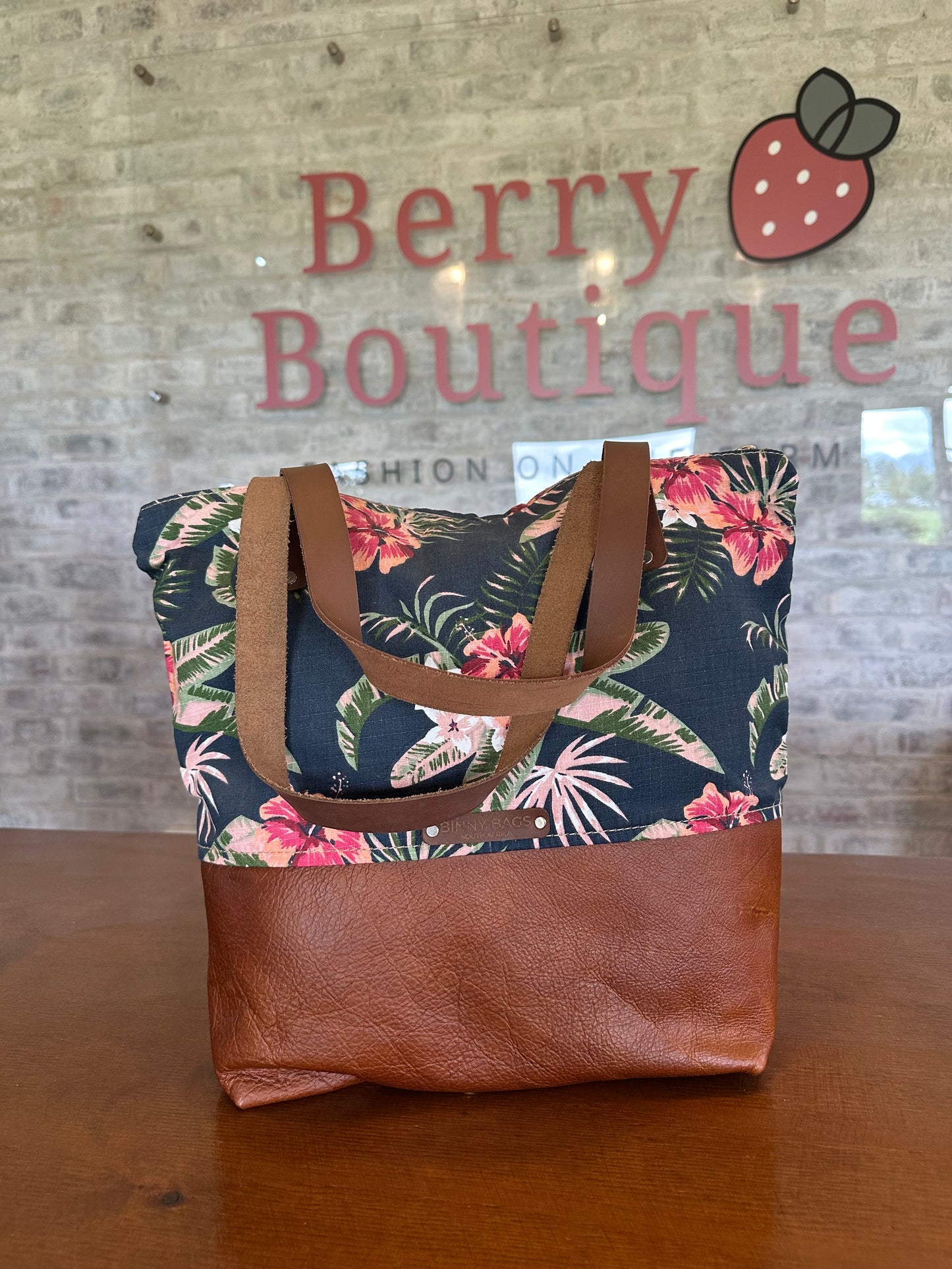 Tote Shoulder Bag | Tropical Floral