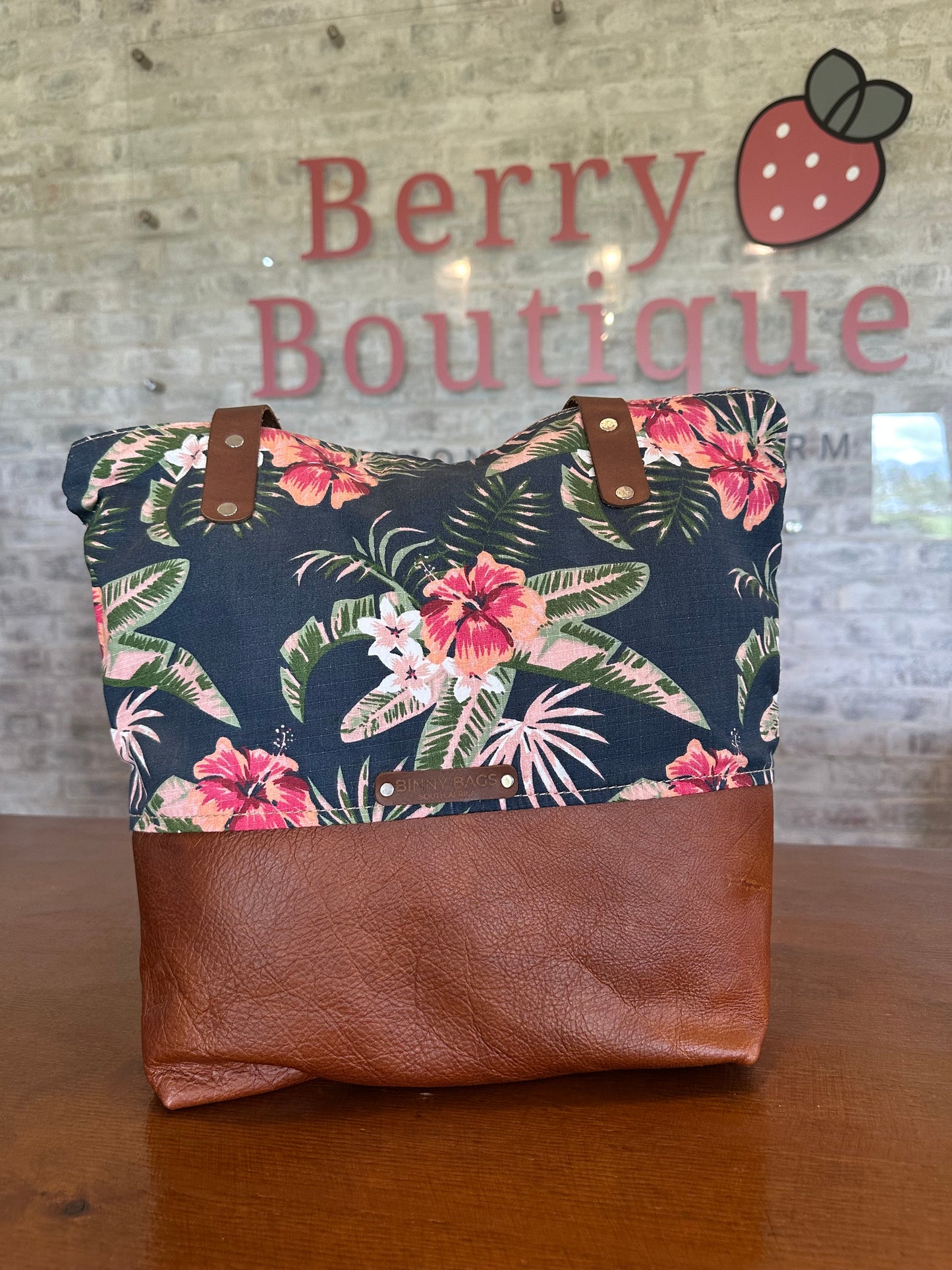 Tote Shoulder Bag | Tropical Floral