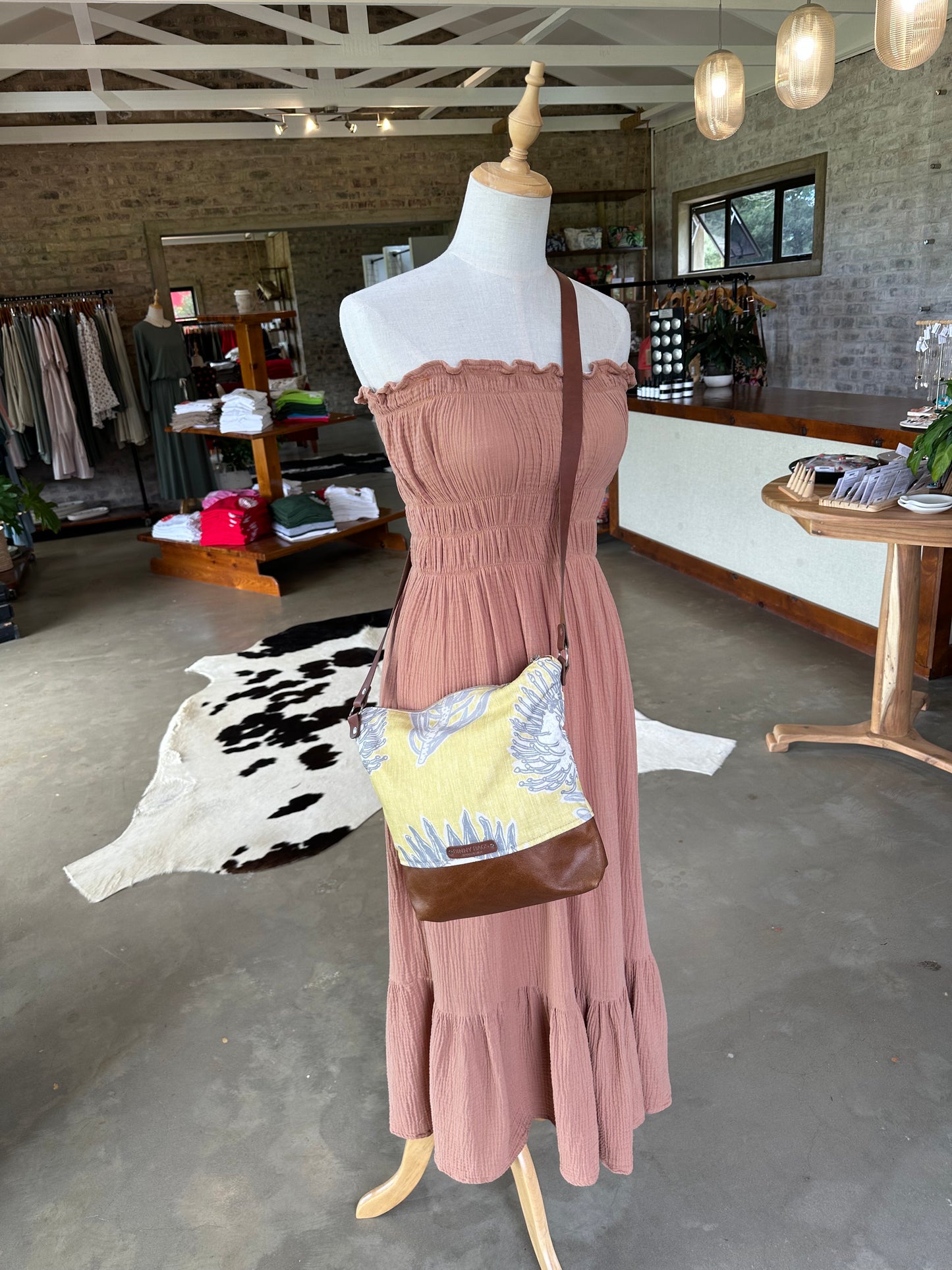 Big Sling Bag | Yellow Proteas