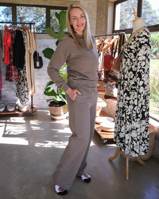 Redberry Farm Wide Leg Tracksuit Pants