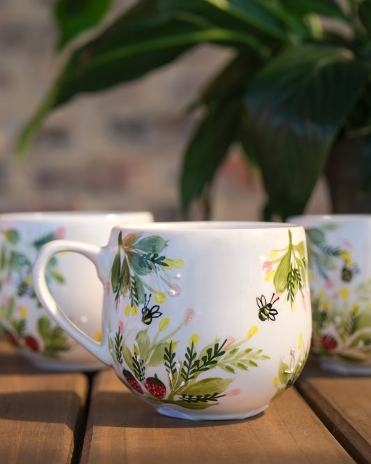 Hand-painted Round Mug