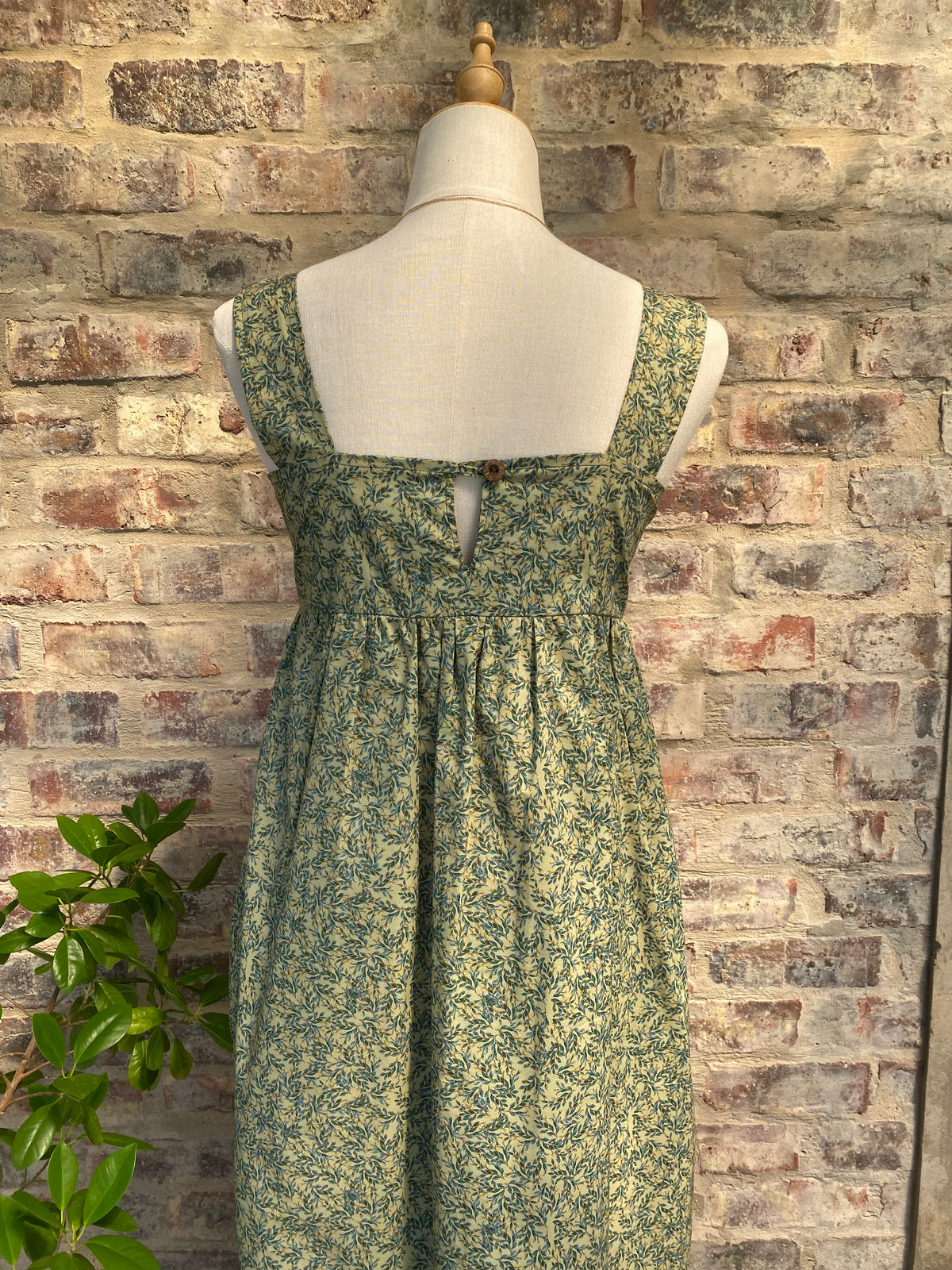 Marlene Dress | Green Botanical