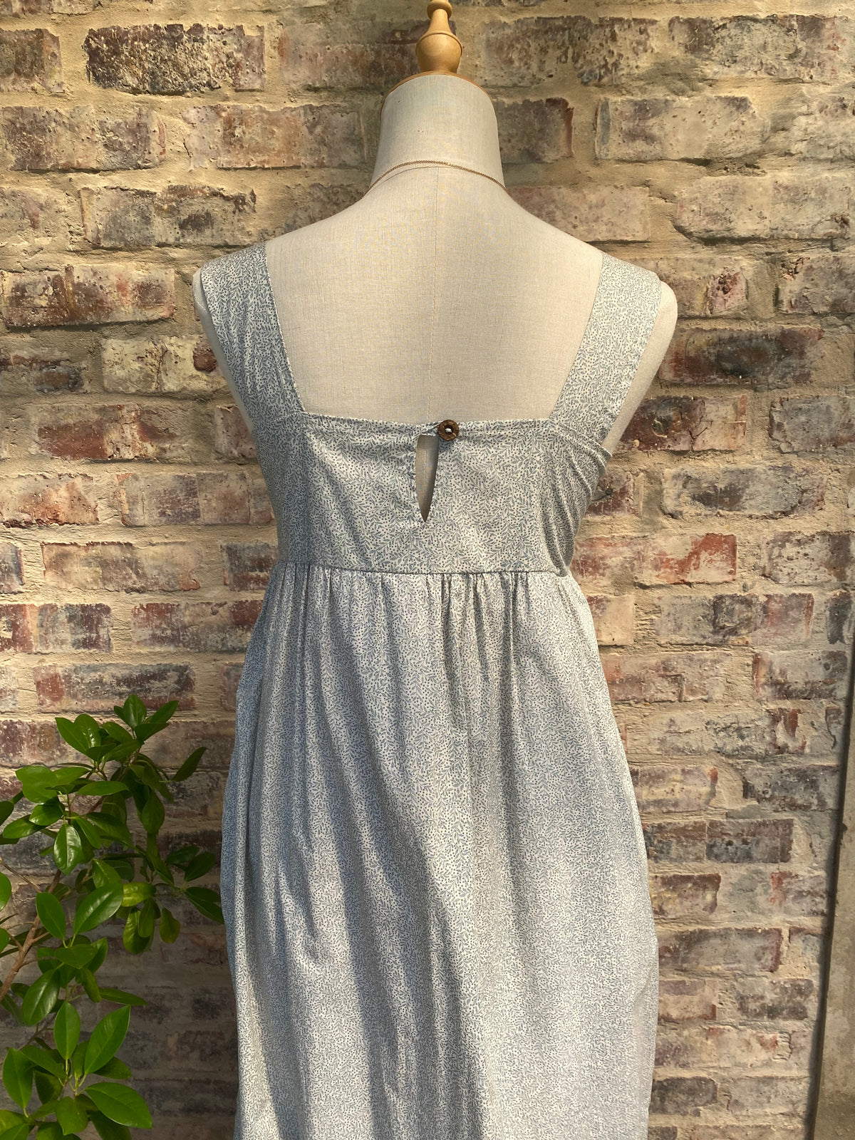 Marlene Dress | Blue Botanical