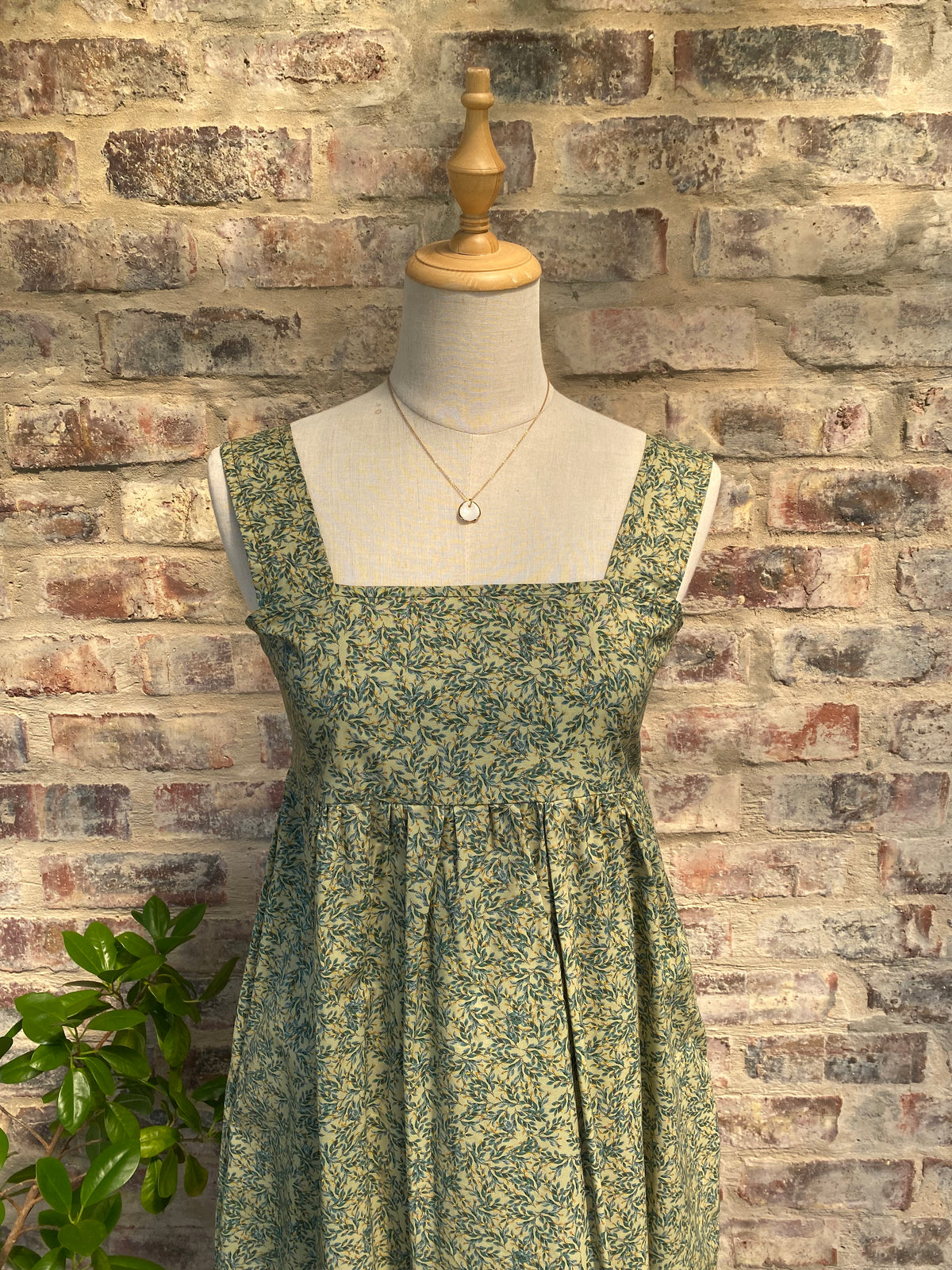 Marlene Dress | Green Botanical